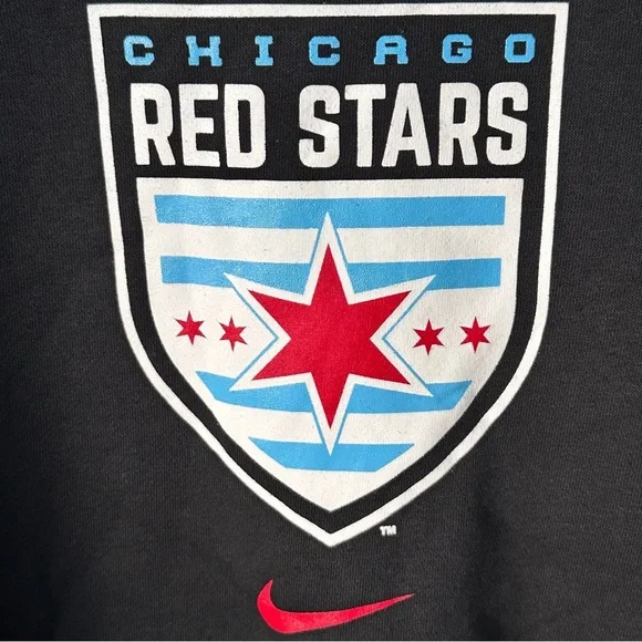 Nike Chicago Red Stars Oversized Fit Crewneck Sweatshirt Women’s M NWSL Soccer - Picture 3 of 10